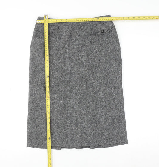 Womens UK Size 10 NEXT Straight & Pencil Tweed Skirt