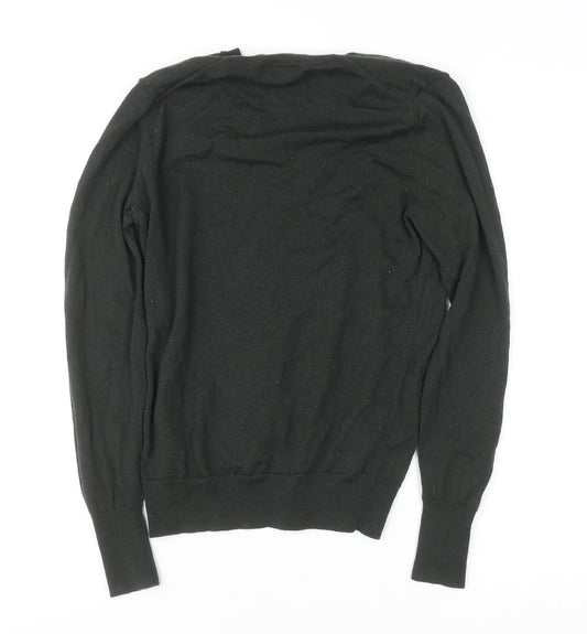 Womens UK Size S Uniqlo Black Pullover Jumper