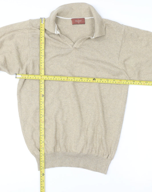 Womens UK Size M Marks and Spencer Beige Pullover Jumper