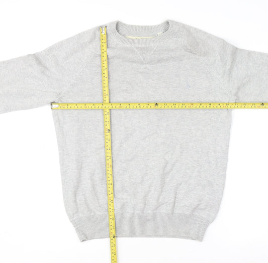 Mens UK Size L Jack Wills Grey Pullover Jumper