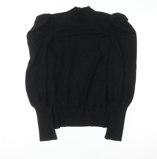 Womens UK Size 12 Dorothy Perkins Black Basic Blouse