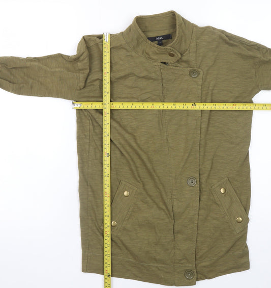 Womens UK Size 6 NEXT Green Basic Jacket