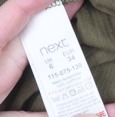 Womens UK Size 6 NEXT Green Basic Jacket
