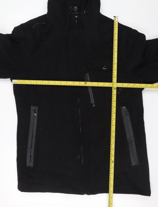 Mens UK Size L Brave Soul Black Soft Shell