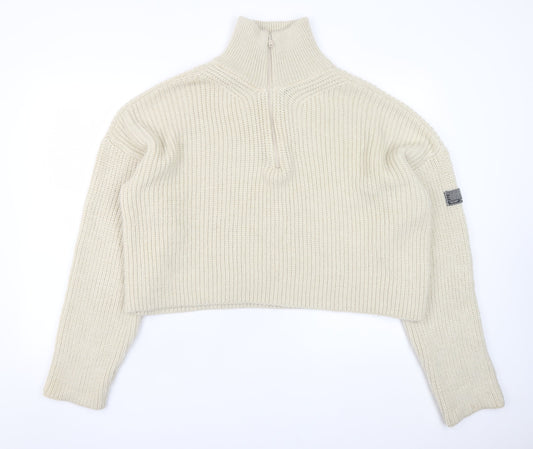 Womens UK Size M Urban Outfitters Ivory Pullover Jumper