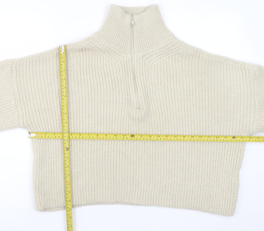 Womens UK Size M Urban Outfitters Ivory Pullover Jumper