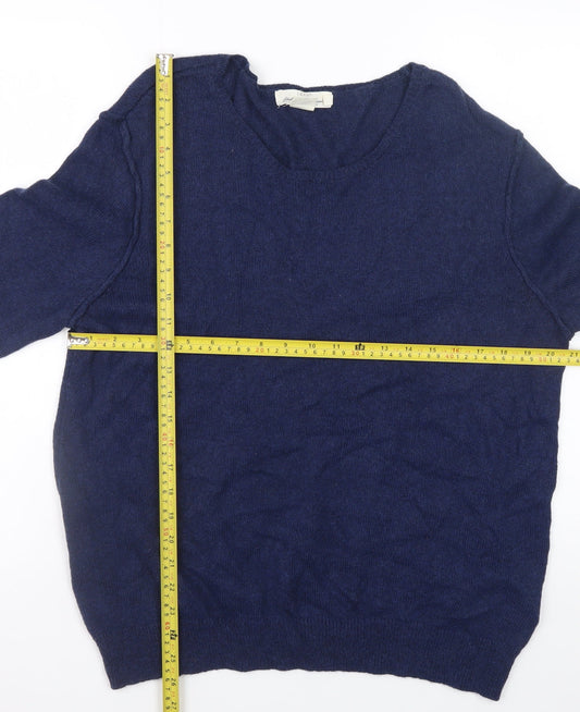 Womens UK Size 16 L.O.G.G. Blue Pullover Jumper