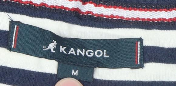 Womens UK Size M Kangol Blue Basic T-Shirt
