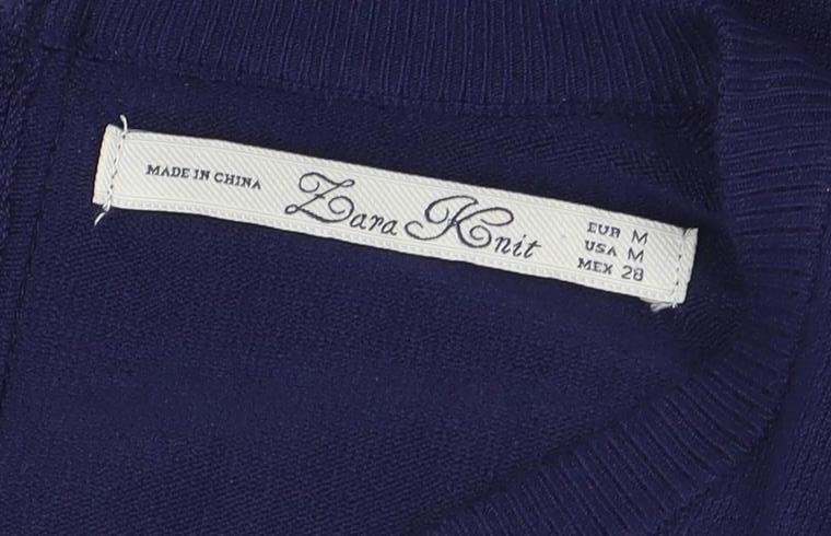 Womens UK Size M Zara Knit Sweater Dress