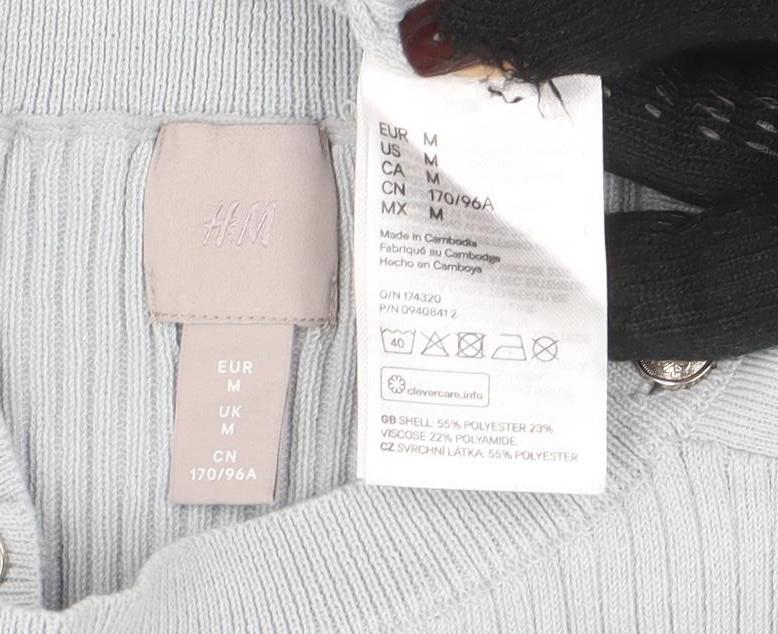 Womens UK Size M H&M Grey Pullover Jumper