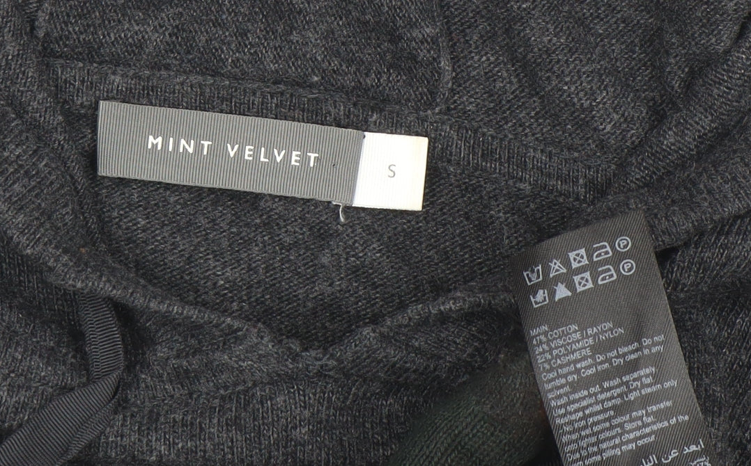 Womens UK Size S Mint Velvet Grey Pullover Jumper