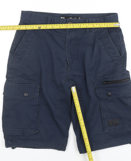 Mens UK Size S Denim Co. Regular Fit Cargo Shorts