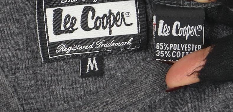 Mens UK Size M Lee Cooper Grey T-Shirt