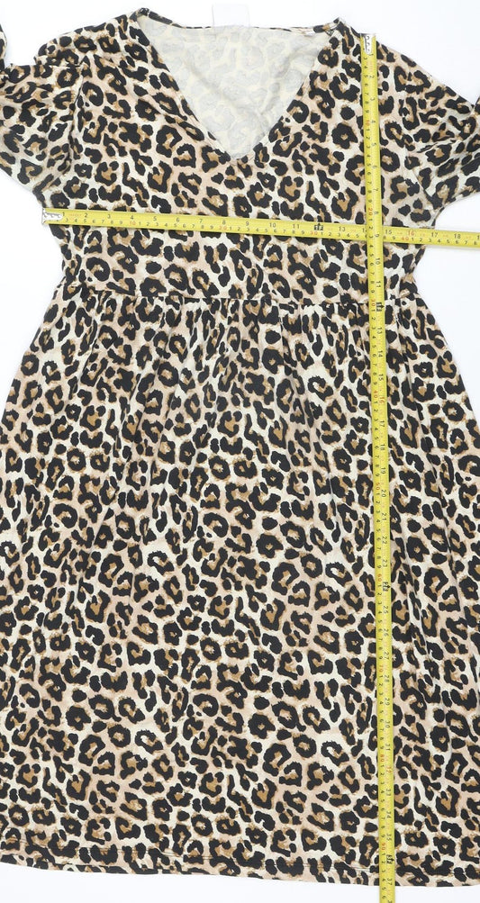 Womens UK Size L Mamalicious Bodycon Dress