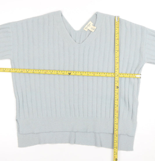 Womens UK Size L Jessica Simpson Blue Pullover Jumper