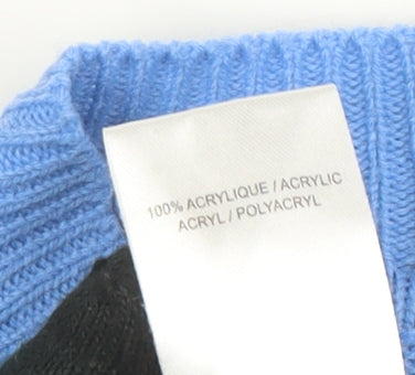 Womens UK Size 2XL Damart Blue Pullover Jumper