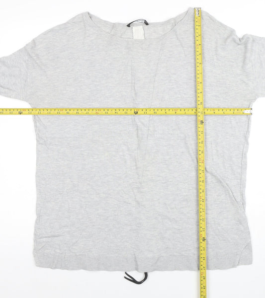 Womens UK Size L Betty Barclay Grey Cardigan Jumper