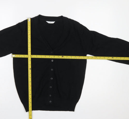 Girls UK Size 12-13 Years Marks and Spencer Black Cardigan Jumper