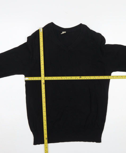 Mens UK Size S Hering Black Pullover Jumper