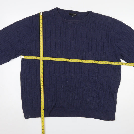 Mens UK Size XL Austin Reed Blue Pullover Jumper