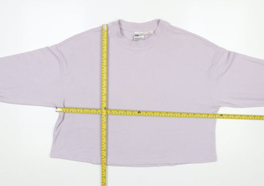 Womens UK Size S H&M Purple Pullover Sweatshirt