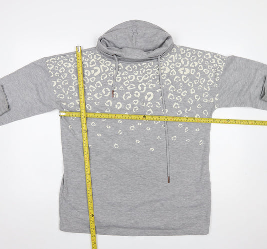 Womens UK Size M Capsule Grey Pullover Sweatshirt