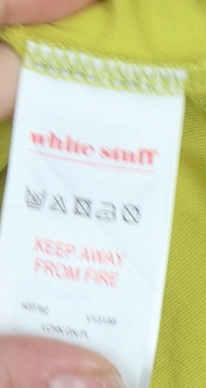 Womens UK Size 14 White Stuff Yellow Basic T-Shirt
