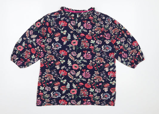 Womens UK Size 12 Joules Multicoloured Tunic Blouse