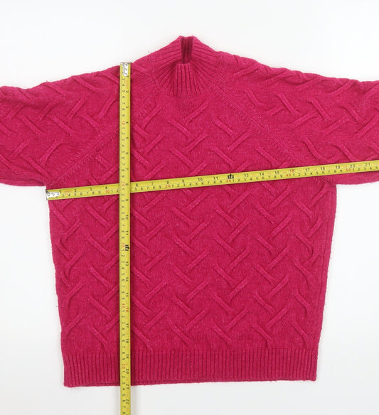 Womens UK Size 10 Lipsy Pink Pullover Jumper