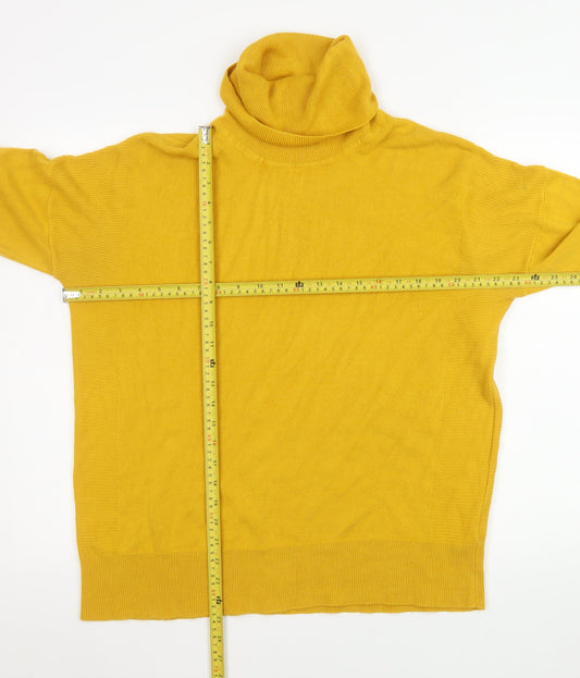 Womens UK Size 12 NEXT Yellow Pullover Jumper