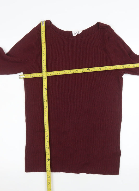 Womens UK Size L Gap Red Pullover Jumper