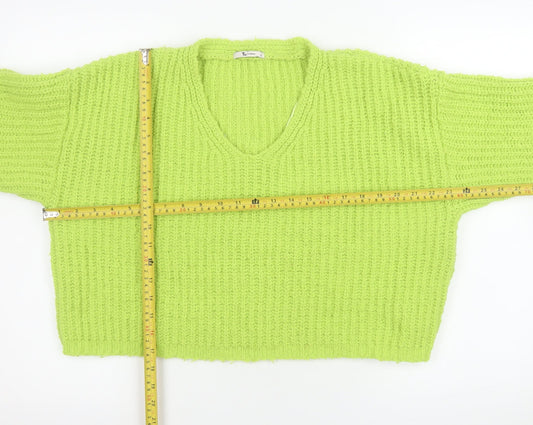 Womens UK Size 12 TU Green Pullover Jumper