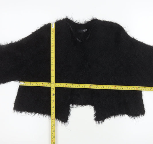 Womens UK Size 12 Atmosphere Black Cape Jumper