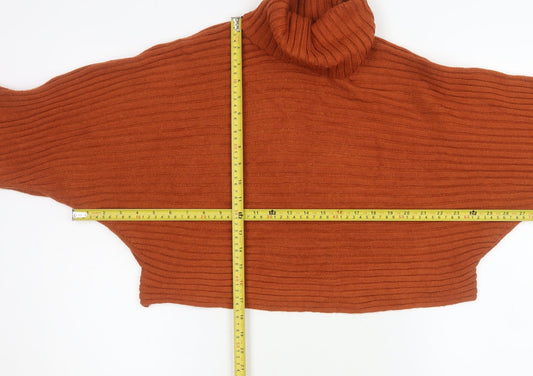 Womens UK Size L New Look Brown Pullover Jumper
