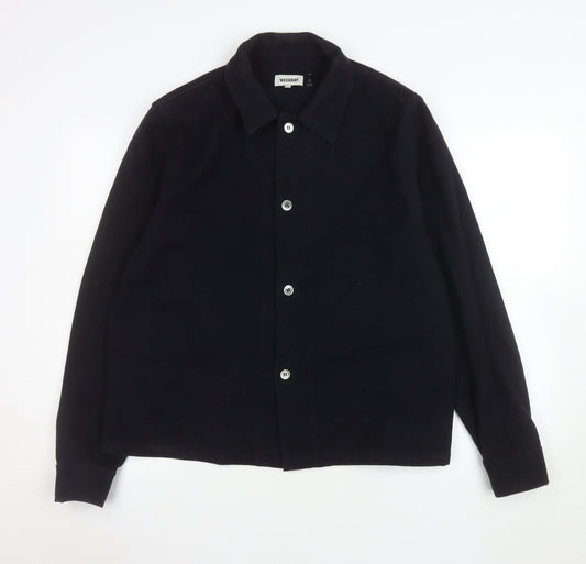 Mens UK Size M Weekday Black Basic Jacket