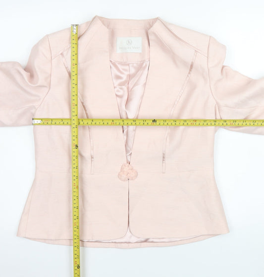 Womens UK Size 14 Jacques Vert Regular Pink Suit Jacket