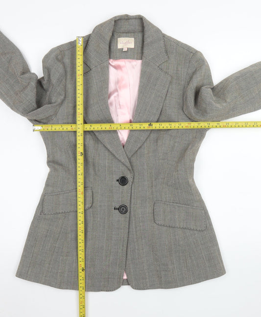 Womens UK Size 12 Whistles Regular Grey Blazer