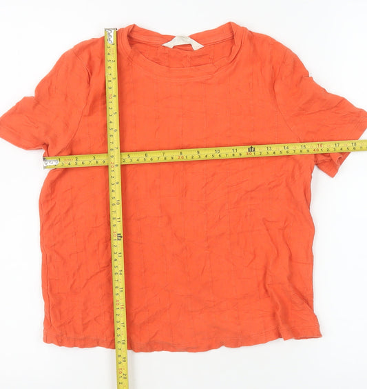 Womens UK Size 6 Boden Orange Basic T-Shirt