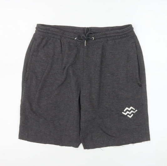 Mens UK Size L Machine Fitness Regular Fit Athletic Shorts