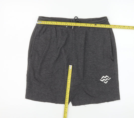 Mens UK Size L Machine Fitness Regular Fit Athletic Shorts