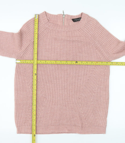 Womens UK Size 8 Dorothy Perkins Pink Pullover Jumper