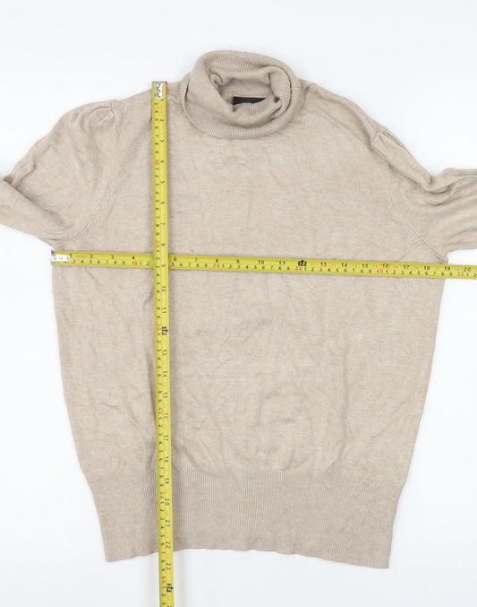 Womens UK Size 14 Wallis Beige Pullover Jumper
