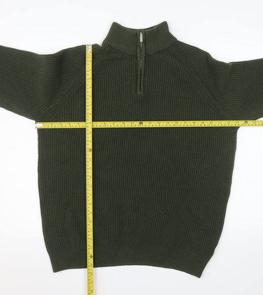 Mens UK Size L TU Green Pullover Sweatshirt