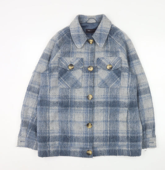 Womens UK Size 10 Marks and Spencer Blue Basic Jacket