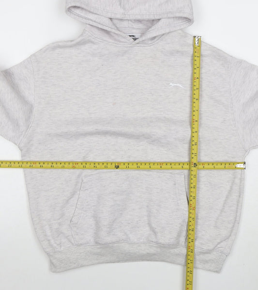 Womens UK Size 2XS Slazenger Grey Pullover Hoodie