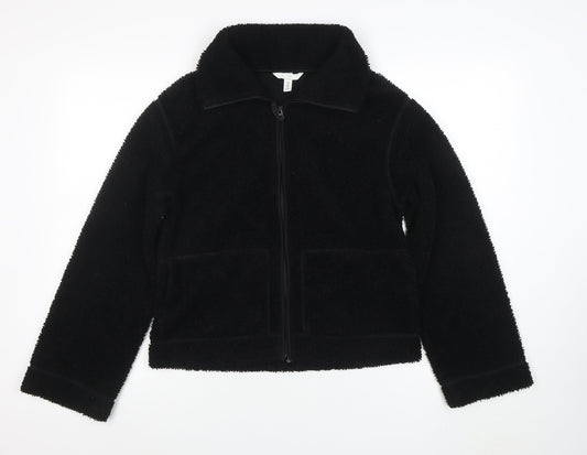 Womens UK Size S H&M Black Basic Jacket