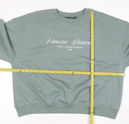 Womens UK Size XL Dunnes Green Pullover Sweatshirt