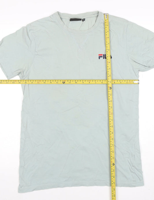 Mens UK Size M FILA Green T-Shirt