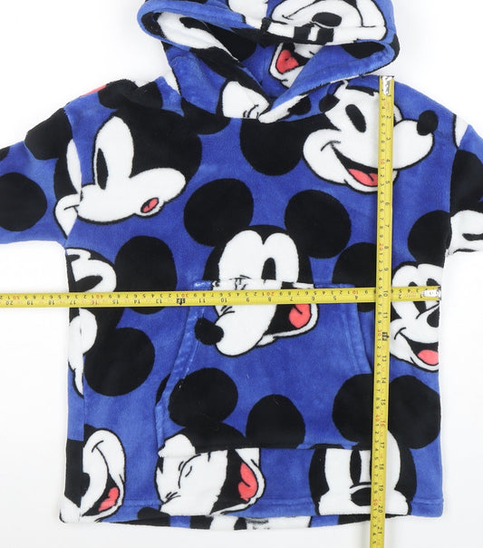 Boys UK Size 3-4 Years Marks and Spencer Blue Pullover Hoodie
