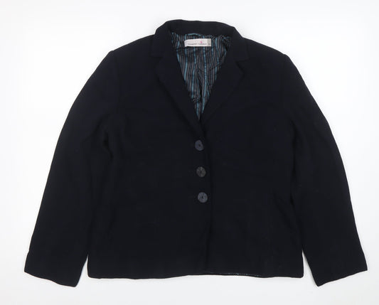 Womens UK Size 16 Country Casuals Regular Black Blazer